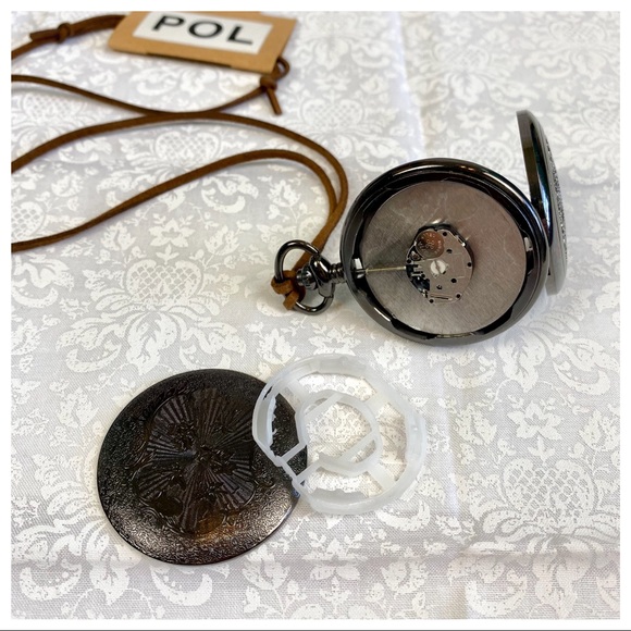 POL Vintage Style Stopwatch Quartz Necklace - Picture 10 of 16